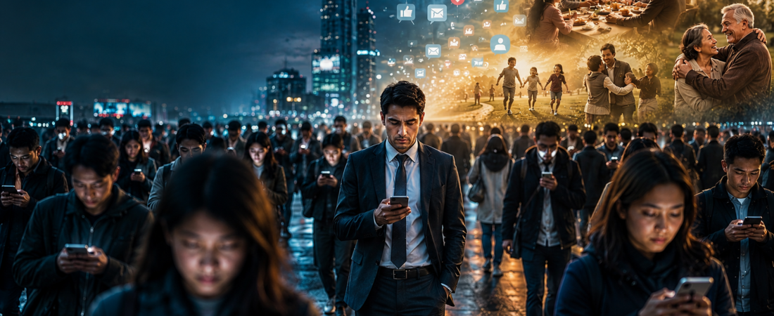 The Loneliness Crisis: Why We’re More Connected Online but Feel More Alone