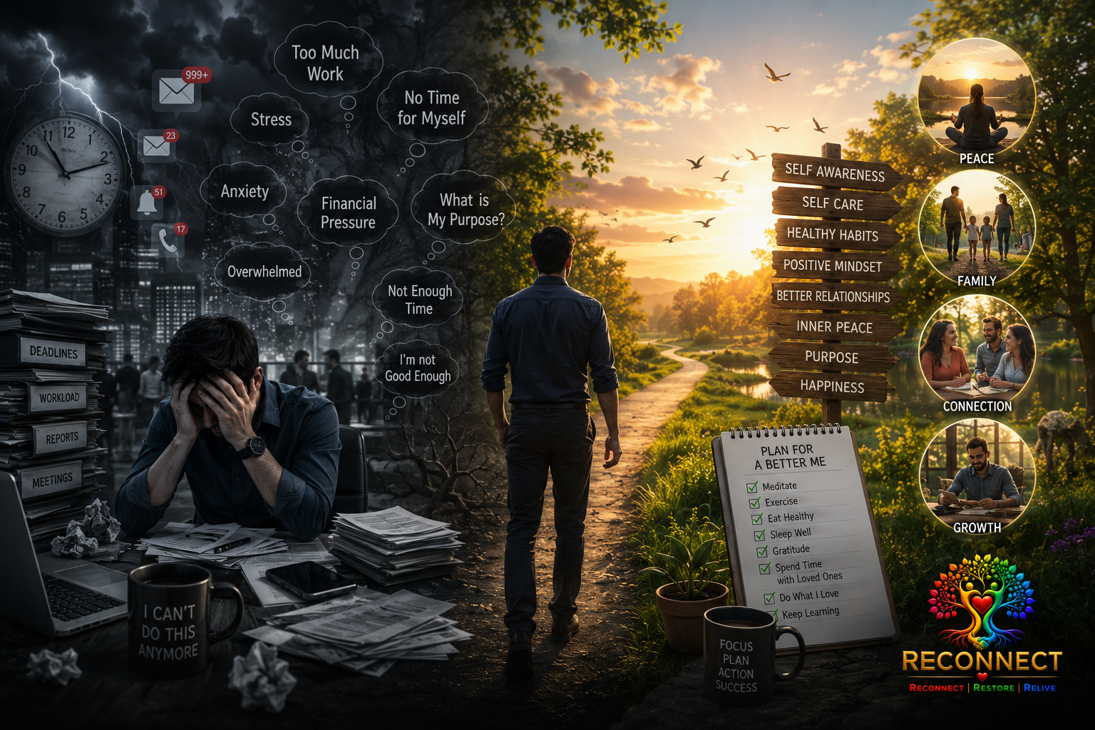 The Silent Burnout Epidemic: 10 Signs You’re Running on Empty (And How to Reconnect with Yourself Again)